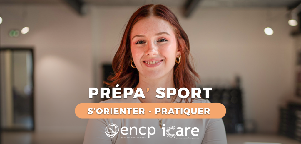 Jeune femme souriante, promotion prépa sport fitness